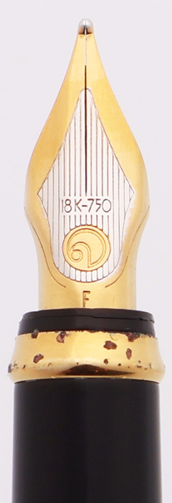 Elysee Parthenon Fountain Pen - Trajan Black with 18k GP Trim